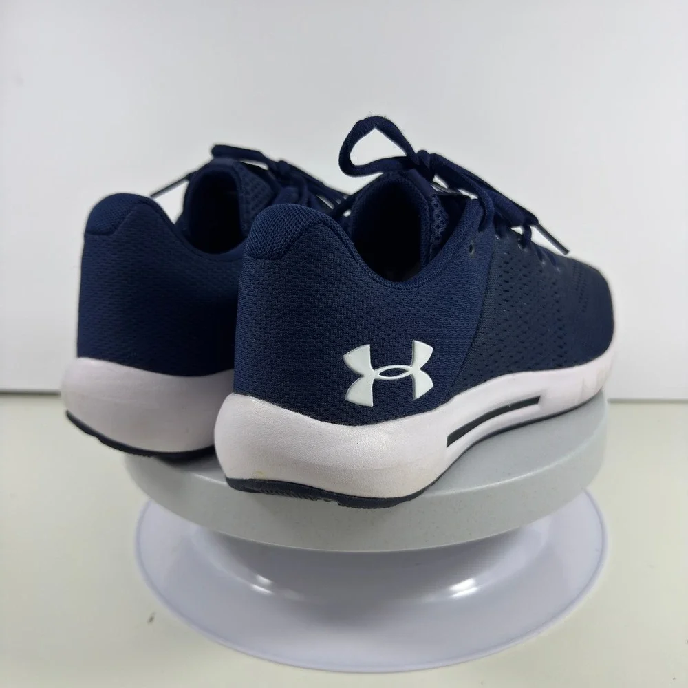 Under Armour Running‎ Shoes Men 7.5 Navy Blue Mesh Lightweight Comfort